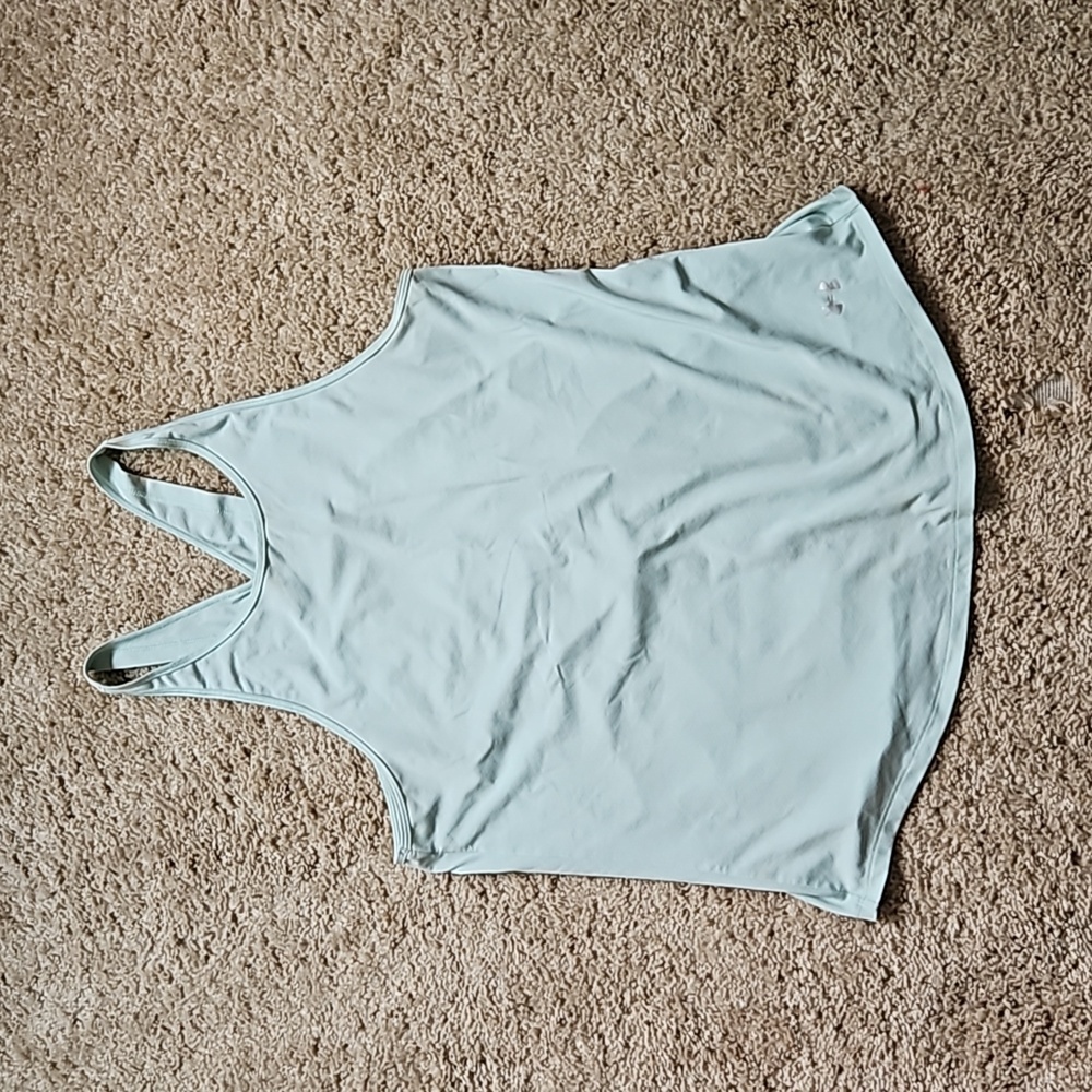 Under Armour, aqua green, size L